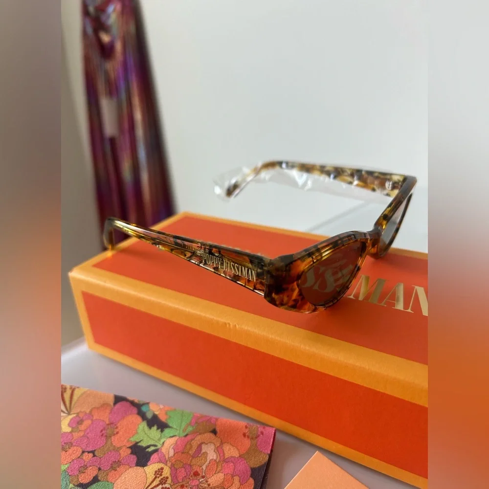 Poppy Lissiman Tortoise shell cat eye Sunglasses